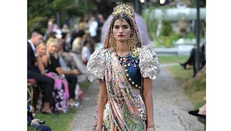 dolce gabbana saree|Dolce & Gabbana showcase fashion’s greatest .